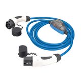 Charging cable electric car Mode 3
Type 2 to Type 2
with energy counter ROCO approx. 30 cm behind the plug (charge station side)
EV07EE-H 3G2.5 mm + 2x 0.5mm
230V 16A 1-phase, 3.6 kW
length 5m
IP44