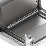 Cable fixing bar for 600 mm wide enclosures (PU=1 piece)