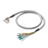 PLC-wire, Digital signals, 40-pole, Cable LiYY, 5 m, 0.14 mm²