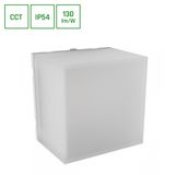 SCATOLLO 5W CCT 230V IP54 100x100x75MM WHITE FACADE LAMP