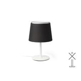 SAVOY TABLE LAMP WHITE 1XE27