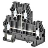 Multi-tier terminal block with screw connection for mounting on TS 35;