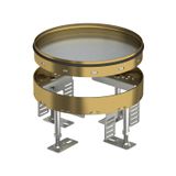 RKR2 4M 20 Height-adjustable cassette for inspection opening, RKR, brass