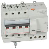 RCBO - DX³ 6000 -10 kA -4P-400 V~ -50 A -30 mA -AC type