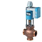 MXG461B40-20 - Mixing/2-port magnetic control valve, external thread, PN16, DN40, kvs 20, AC / DC 24 V, DC 0/2...10 V / 4...20 mA