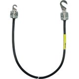 Earthing cable 10mm² / L 0.35m black Cable lug 2x open, 1x M8/M10, 1x 