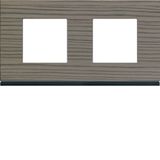 GALLERY FRAME 2x2 F. HORIZONTAL GRAY WOOD