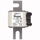 Fuse-link, high speed, 450 A, AC 690 V, DIN 1, 53 x 69 x 108 mm, aR, DIN, IEC, single indicator