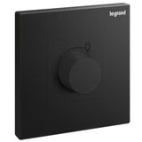 Galion 1 gang 5 to 300 watts -incandescent or 5 to 75 watts led rotary dimmer -100-240 volts - 50/60 HZ -matt black