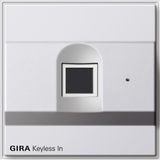 Gira Keyless In fingerprint reader Gira TX_44 p.white