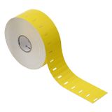 Device marking, halogen-free, 12.5 mm, Polypropylene, yellow