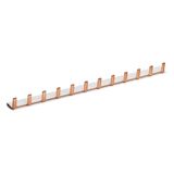 Comb rail 1-pole 80A pin connection 16mm² 37 modules