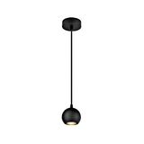 LIGHT EYE90 pendant lamp GU10 1x max. 6W matt black