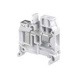 D6/8,ADO,4, TERMINAL BLOCK, FEED THROUGH ADO, SCREW CLAMP, GREY, 8X45X41MM