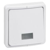 Switch Plexo 66 - 1 gang - 1 way DP + indicator - 20 A - 250 V~ - flush mounting