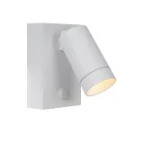 Lucide TAYLOR - Wall spotlight Outdoor - 1xGU10 - IP54 - White