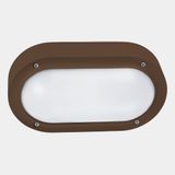 Wall fixture IP66 BASIC LED 6.7W SW 2700-3200-4000K ON-OFF Brown 674lm