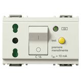 2P+E 16A P17/11outlet+C16 RCBO white