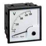 Ammeter - square barrel 68x68 mm - for fixing on door