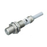 Proximity sensor, inductive, stainless steel face & body, long body, M E2FM0033M