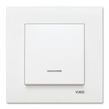 Karre White Illuminated Switch