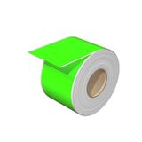 Device marking, halogen-free, Self-adhesive, 30000 x Polyester, green