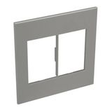 American and South African standard plate Arteor square version 2x3 modules - magnesium