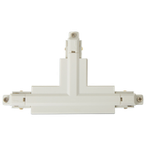 Primo Single Circuit T Connector Right Earth Outside White