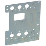 Mounting plates  XL³ 4000 for 1 DPX³ 250 in supply invertor- vertical