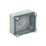 ABS box IP66 IK07 RAL7035 Int.H325W275D160 Ext.H341W291D168 Transp.cover H60