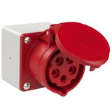 CEE-surface mounted socket 16A 5p 6h IP44