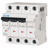 Miniature circuit breaker (MCB), 2 A, 3p+N, characteristic: C, 6 kA