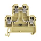 Component terminal block, Screw connection, 4 mm², 380 V, 10 A, 1 N 40