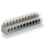 PCB terminal block push-button 1.5 mm² gray