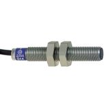 inductive sensor XS1 M8, L50mm, stainless, Sn1.5mm, 12..24VDC, cable 2 m