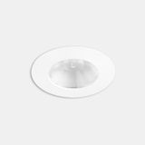 Downlight Play Flat Round Fixed 12.5W TW 2700K-6500K CRI 90 18.7º DALI DT8 White IP54 981lm