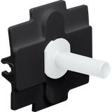 Niko Toggle for single switch functions, steel white coated