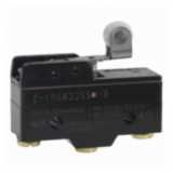 General purpose basic switch, short hinge roller lever, SPDT, 15 A, dr