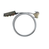 PLC-wire, Analogue signals, 37-pole, Cable LiYCY, 8 m, 0.25 mm²