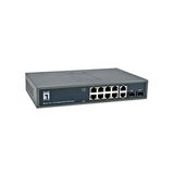 Switch 8xRJ45 10/100/1000 (PoE+) + 2xSFP 1000, 19", 150W