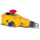 Safety rope pull E-stop switch, up to 80 m, contact 2 NC+1 NO, wiring AA042024B