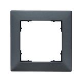 One gang frame 55x55mm, anthracite