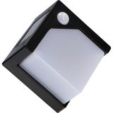 Outdoor Solar Light - wall light  - Pretoria 1W 50lm 2700K IP44  - Sensor - Black