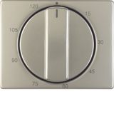 Centre plate for mechanical timer, arsys, stainless steel, metal matt 