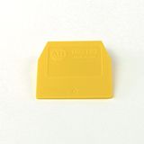 Allen-Bradley 1492-EB3-Y End Barrier, For Screw Type TB, 1.5 x 37 x 35mm (0.06 x 1.46 x 1.38 in), Yellow, for Use With 1492-W3, W4, WG4