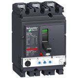 circuit breaker ComPact NSX100F, 36 kA at 415 VAC, MicroLogic 2.2 trip unit 40 A, 3 poles 3d