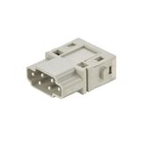 Han® E Push-In module, male 0,5-2,5mm²