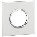 Plate Arteor - British std - round - 2 modules - white