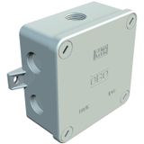 B 9 K M Junction box with 3 cable glands 94x94x45
