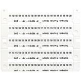 Marking tags for TB and ST - terminals, 151-201 (each 2x)